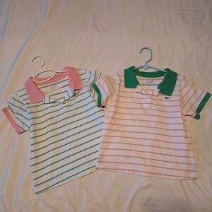 Vineyard Vines girls size 7 2 polo tops bundle